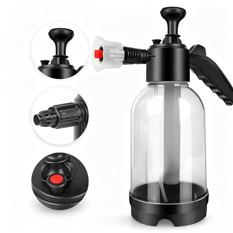Kids Outdoor Water Sprinkler - 2L Hand‑held Air Pressure Foam Sprayer,