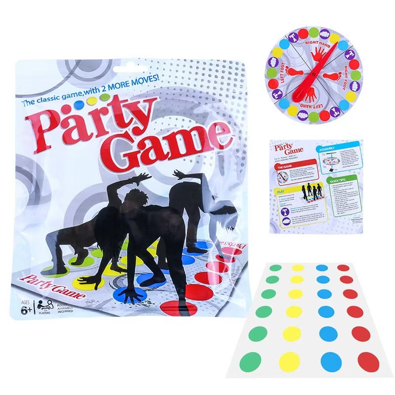 Kids Outdoor Yard Games - Twister Party Game - Family Indoor