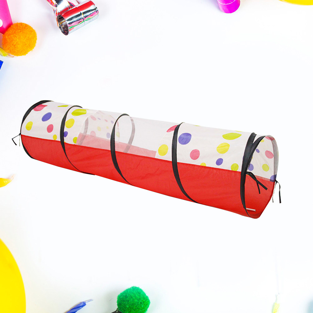 Kids Outdoor Play - 1Pcs Folding Kids Crawling Tunnel Portable