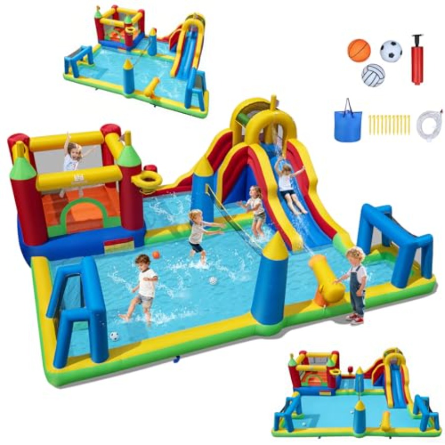 Kids Outdoor Basketball Hoop - Backyard and indoor outdoor inflatable water