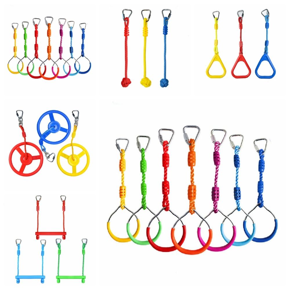 Kids Outdoor Monkey Bars - Hang Indoor Playground Outdoor Play Kit