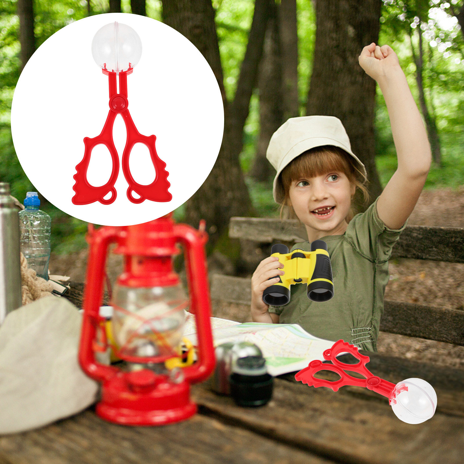 Kids Outdoor Nature Toys - Handy Insect Catcher Scissors Clamp for