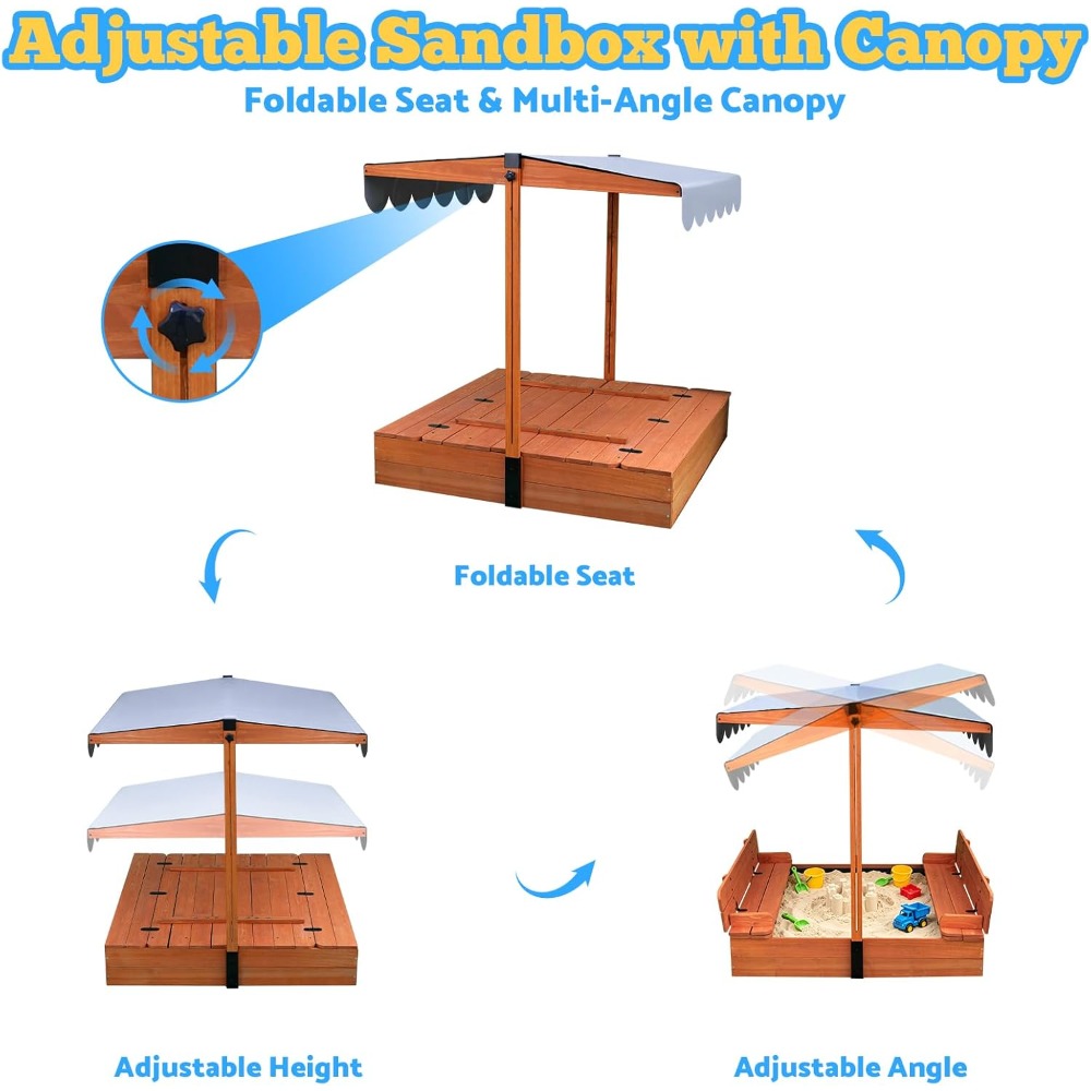 US Shipping Wooden Kids Sandbo - đánh giá và giá Kids Outdoor Bench