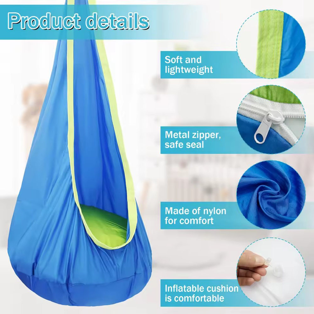 Kids Pod Swing Seat Nylon Hang - đánh giá và giá Kids Outdoor Bench