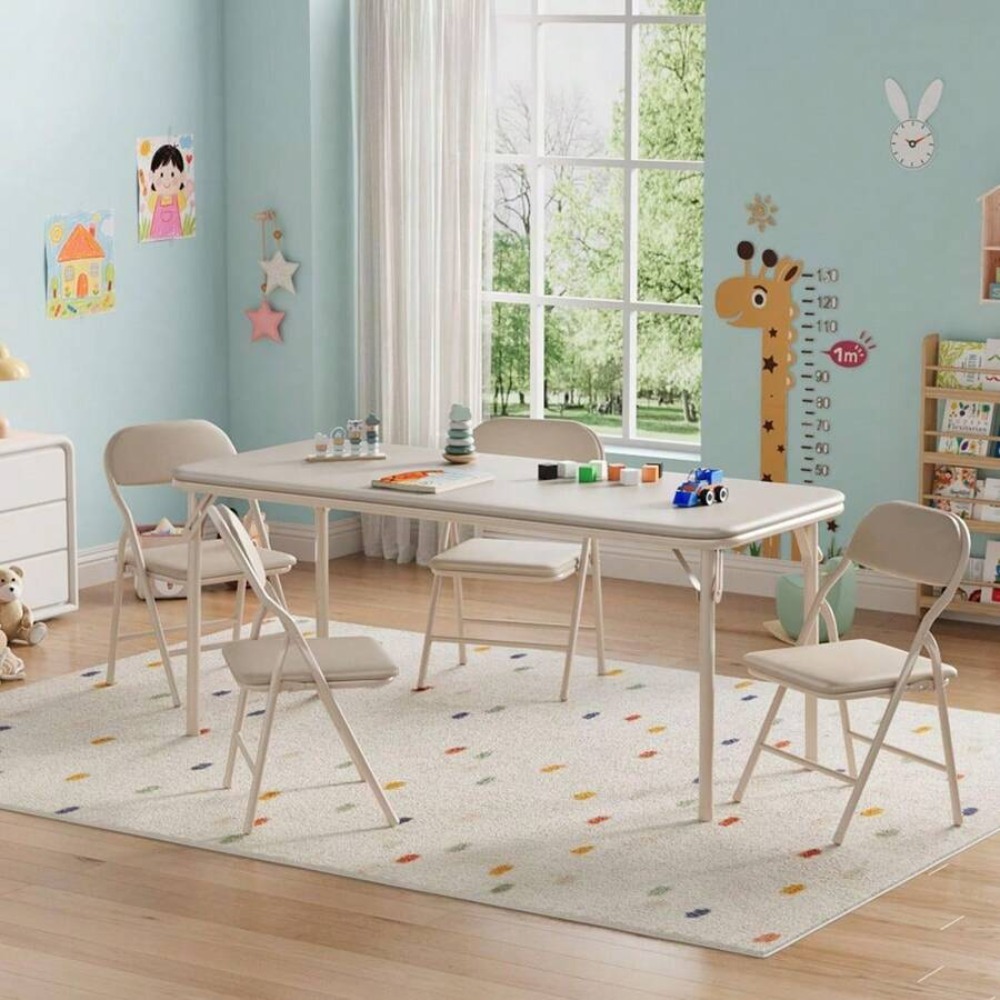 Kids Activity Table Set Foldin - đánh giá và giá Kids Outdoor Folding Table