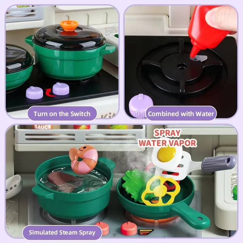 90cm Large Pretend Play Kitche - đánh giá và giá Kids Outdoor Mud Kitchen Accessories