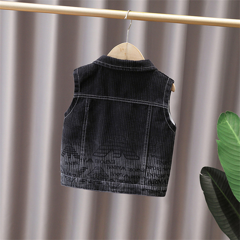 Boy Black Denim Vest Spring Au - đánh giá và giá Kids Outdoor Vest