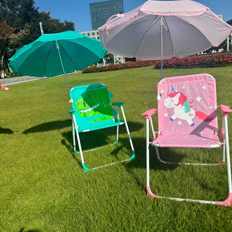 Kids Folding Chair with Sun Um - đánh giá và giá Kids Outdoor Umbrella Chair