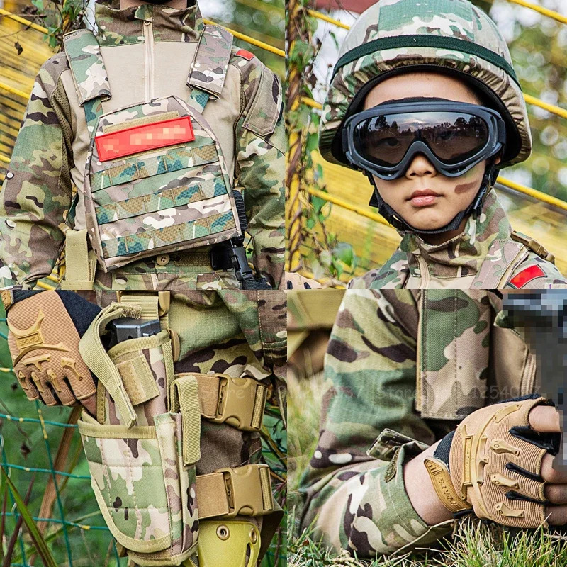 Children Tactical Camouflage S - đánh giá và giá Kids Outdoor Vest