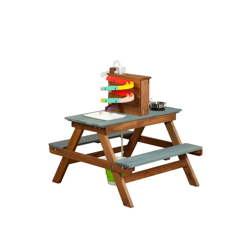 COMMIKI Wooden Outdoor Game Ta - đánh giá và giá Kids Outdoor Folding Table