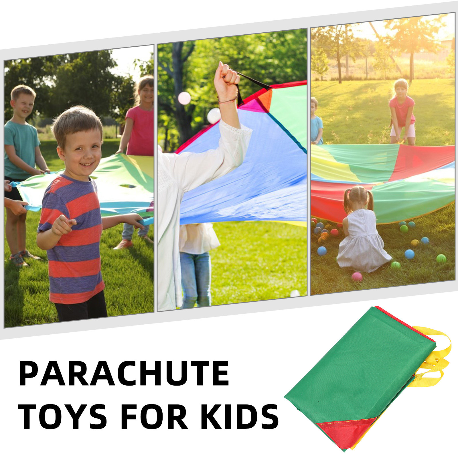 Colorful Rainbow Parachute Kid - đánh giá và giá Kids Outdoor Play