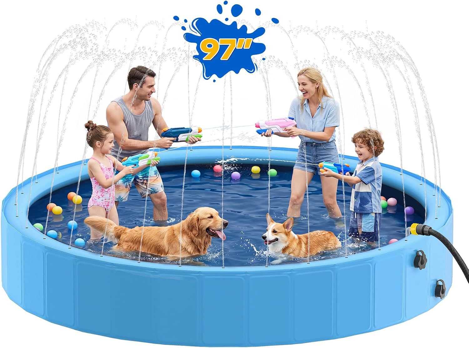 Splash Pad PVC Material Large  - đánh giá và giá Sprinkler Splash Pad