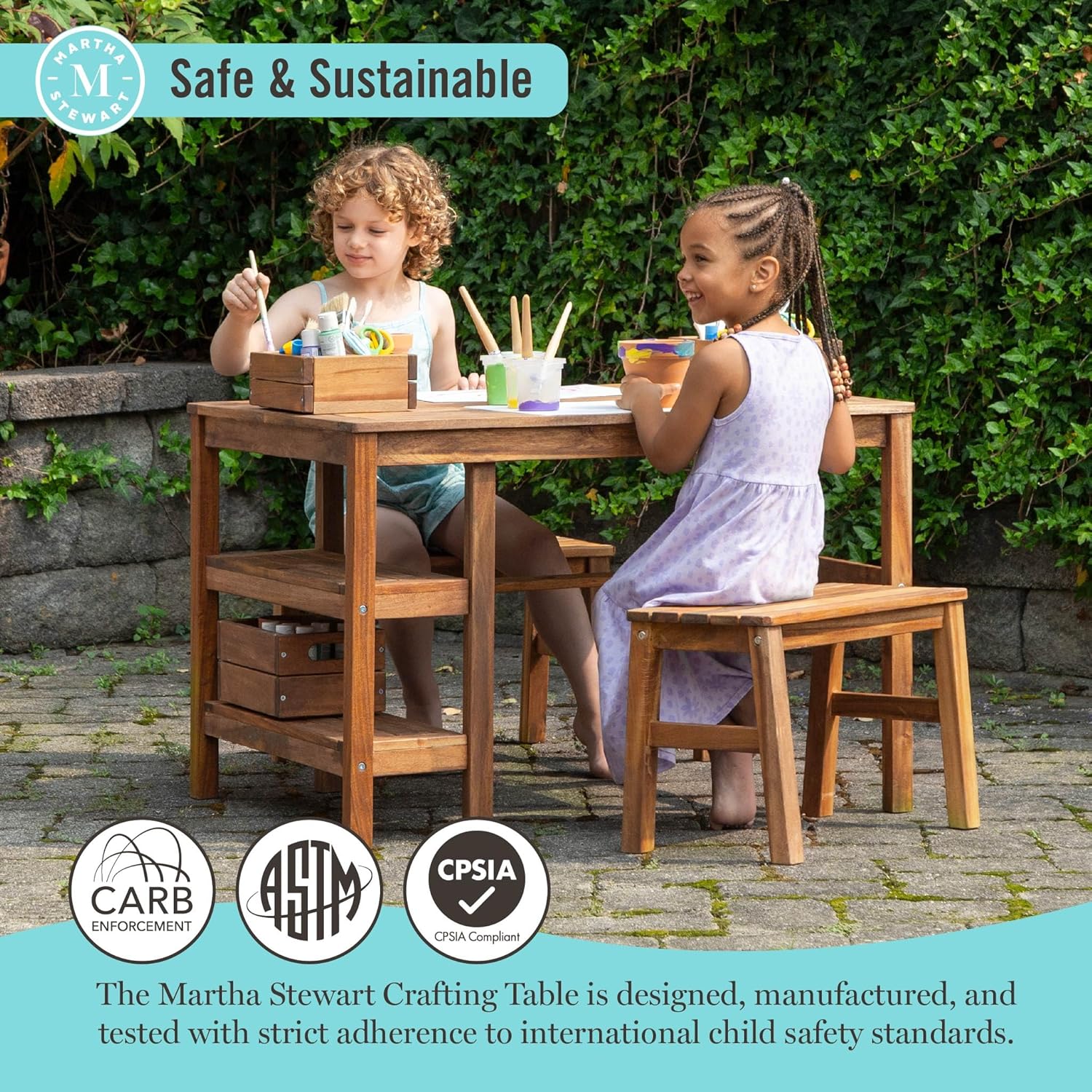 Kids Outdoor Craft Table and 2 - đánh giá và giá Kids Outdoor Activity Table