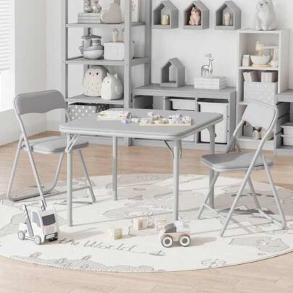 3 Piece Folding Table and Chai - đánh giá và giá Kids Outdoor Folding Table