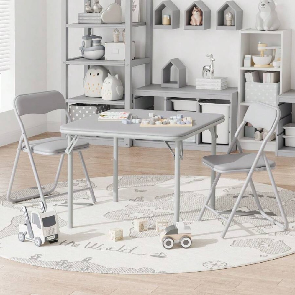 3 Piece Folding Table and Chai - đánh giá và giá Kids Outdoor Folding Table