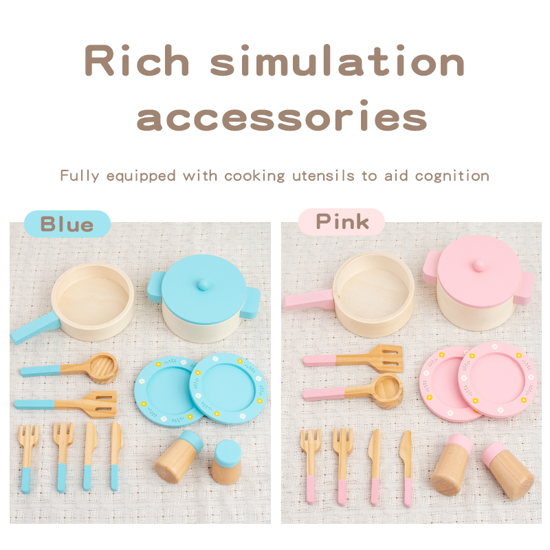 Wooden Kitchen Play Set for Ki - đánh giá và giá Kids Outdoor Mud Kitchen Accessories