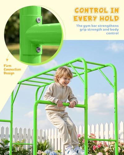 Outdoor Monkey Bar Set with Cl - đánh giá và giá Kids Outdoor Monkey Bars