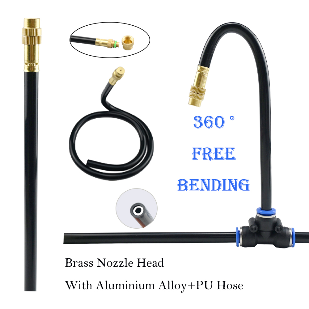 20/30/50cm 360° Free-bend Mist - đánh giá và giá Kids Outdoor Water Sprinkler