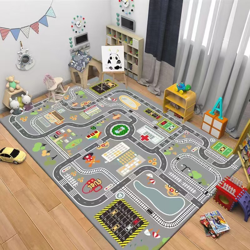 Kids Road Traffic Carpet Carto - đánh giá và giá Kids Outdoor Play Area