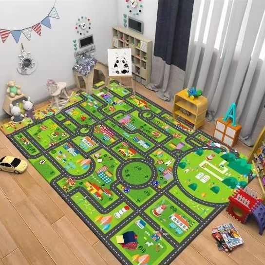 Kids Road Traffic Carpet Carto - đánh giá và giá Kids Outdoor Play Area
