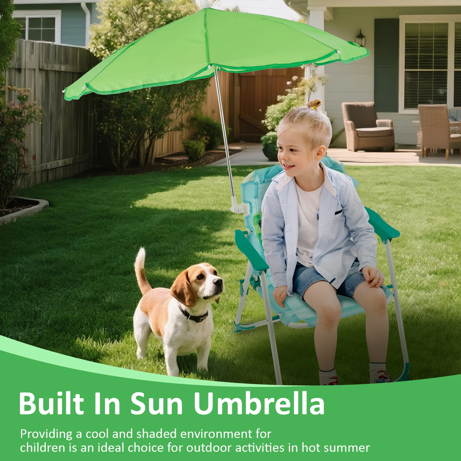 Kids Folding Beach Chair With  - đánh giá và giá Kids Outdoor Umbrella Chair