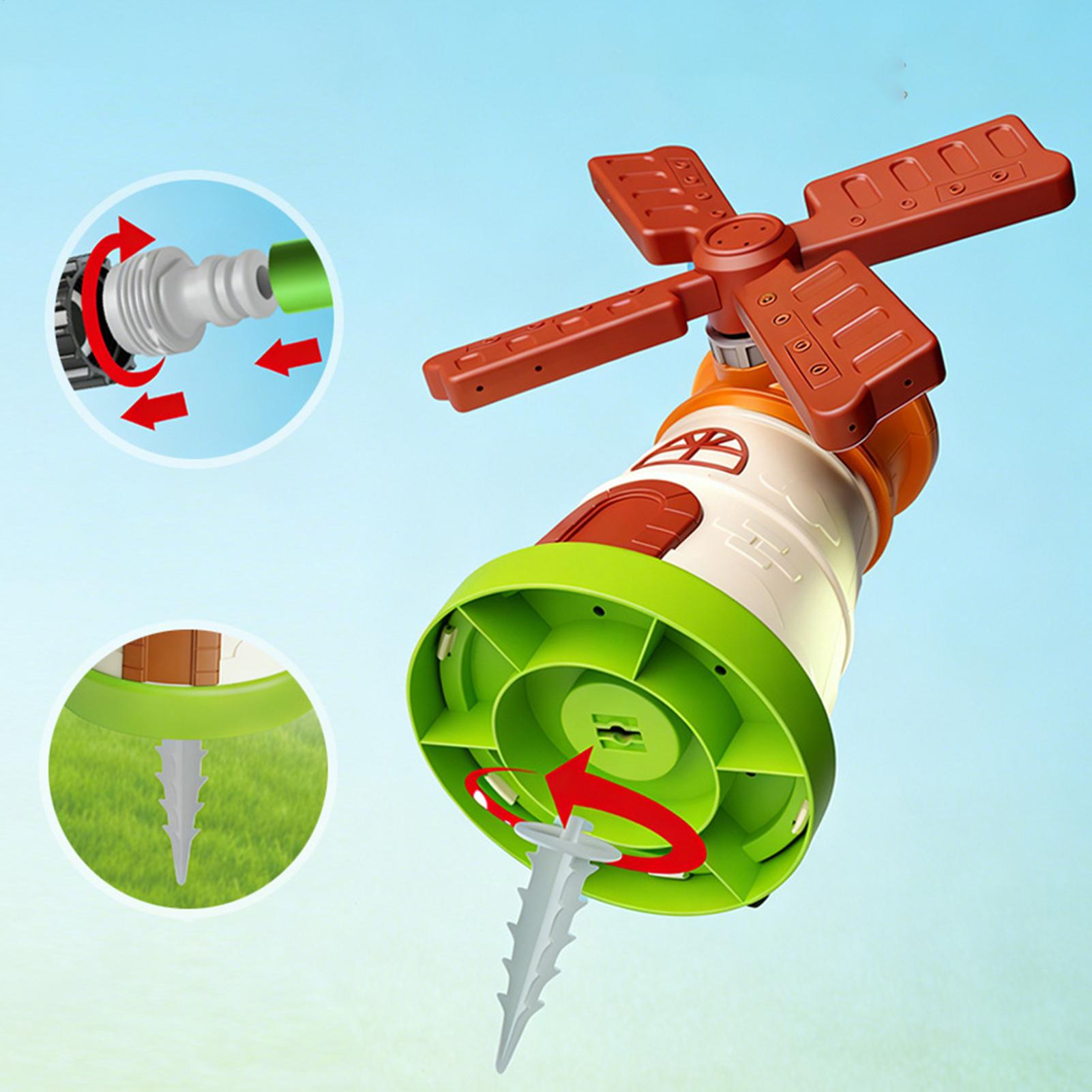 Kids Windmill Sprinkler Rotati - đánh giá và giá Kids Outdoor Play Yard
