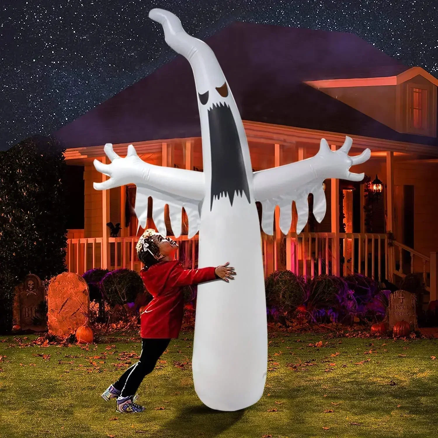 Halloween Inflatable Scary Gho - đánh giá và giá Kids Outdoor Yard Toys