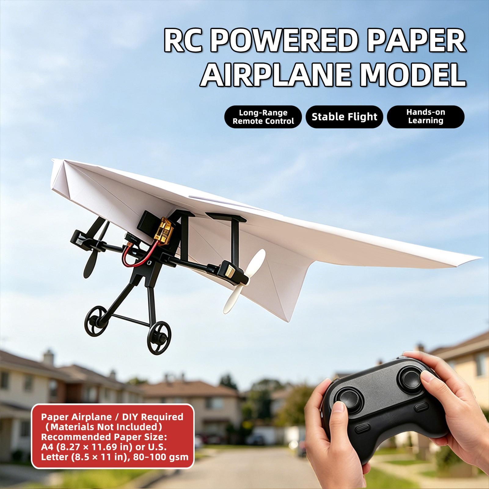 DIY RC Paper Airplane Kit Plan - đánh giá và giá Kids Outdoor Play Equipment