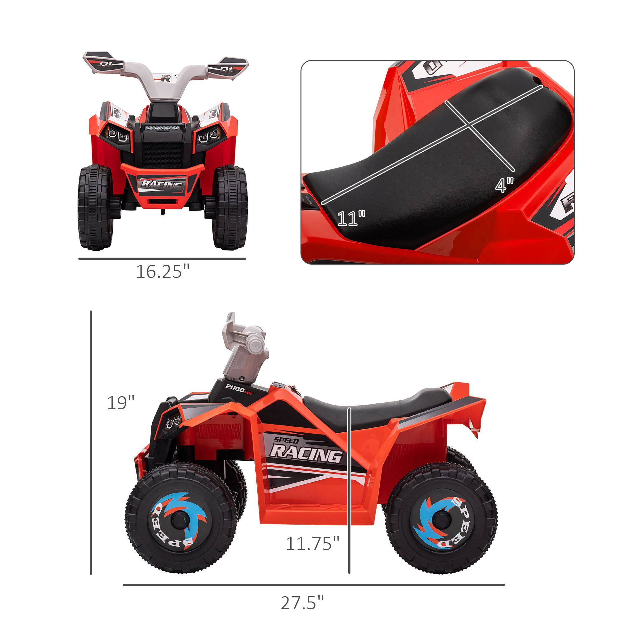 Car 6V with Kids Durable Desig - đánh giá và giá Kids Outdoor Play Yard
