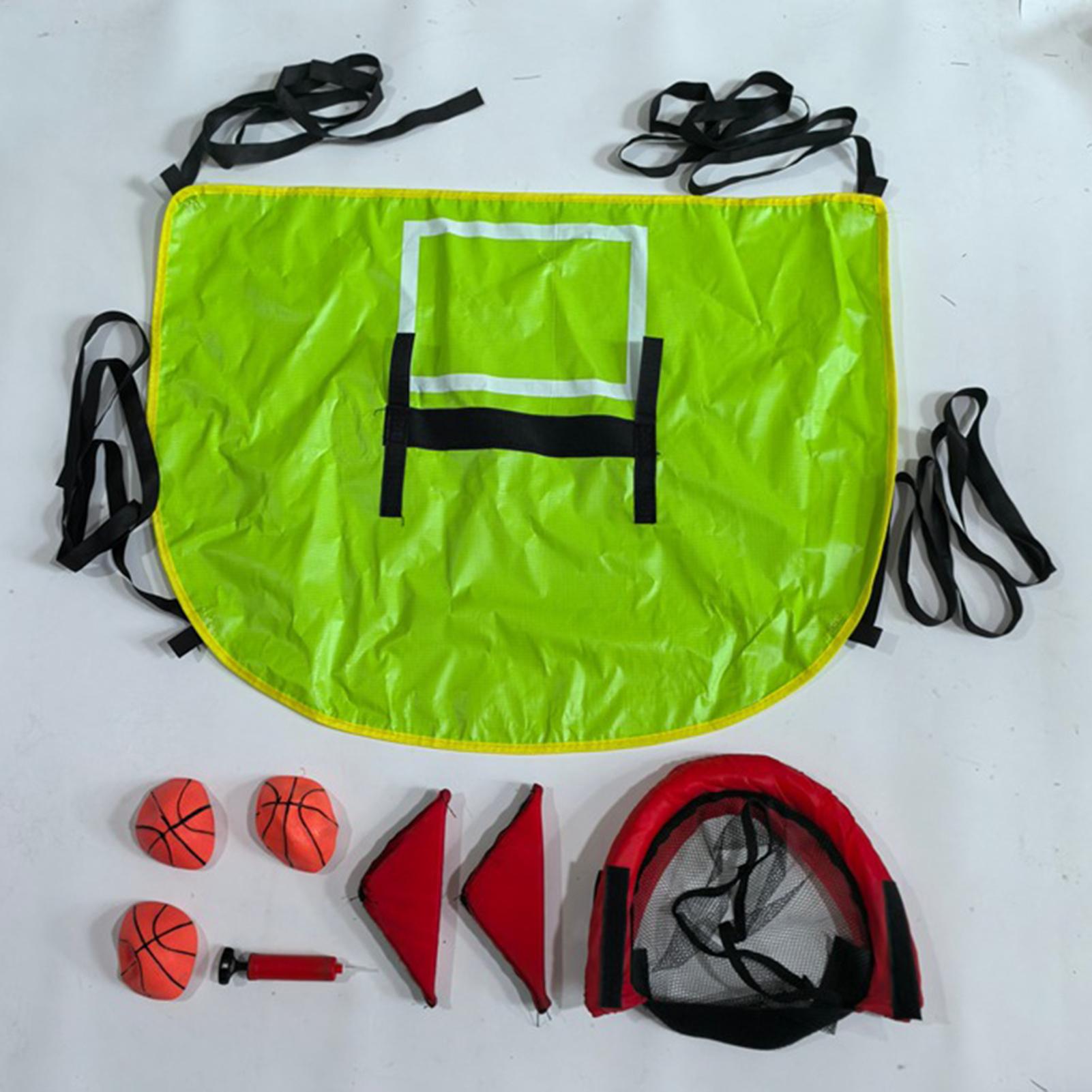 Trampoline Hoop with Pump & 3  - đánh giá và giá Kids Outdoor Basketball Hoop