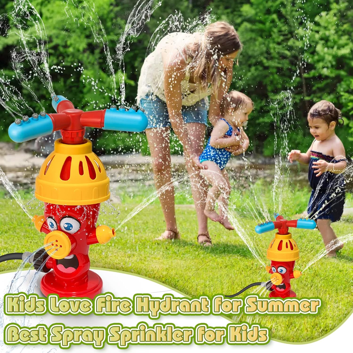 Hydrant Sprinkle Water Spray T - đánh giá và giá Kids Outdoor Yard Toys