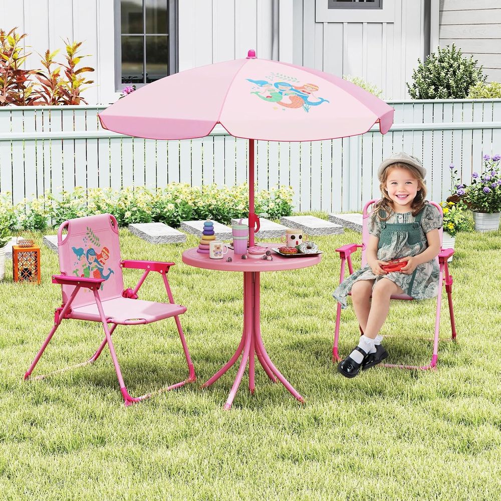Kids Picnic Table, Kids Outdoo - đánh giá và giá Kids Outdoor Umbrella Chair