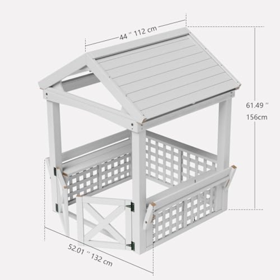Outdoor Wooden Playhouse For K - đánh giá và giá Kids Outdoor Bench