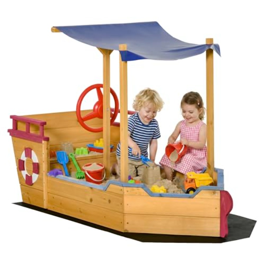 Outdoor wooden kids sandbox sh - đánh giá và giá Kids Outdoor Bench