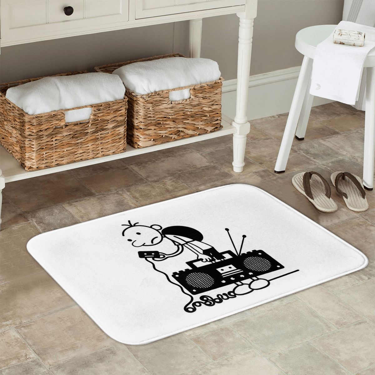 Diary Of A Wimpy Kid Group Non - đánh giá và giá Kids Outdoor Mat Waterproof