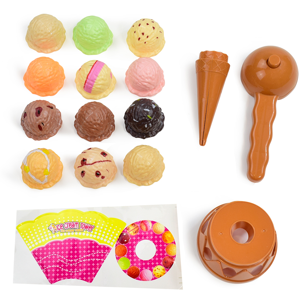Children's Ice Cream Stacking  - đánh giá và giá Kids Outdoor Mud Kitchen Accessories