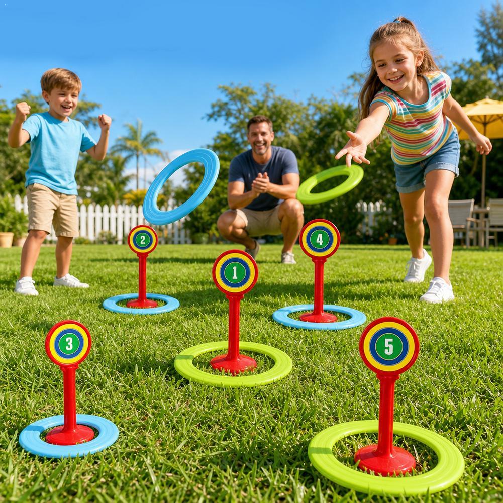 Kids Plastic Game Set Outdoor  - đánh giá và giá Kids Outdoor Yard Toys