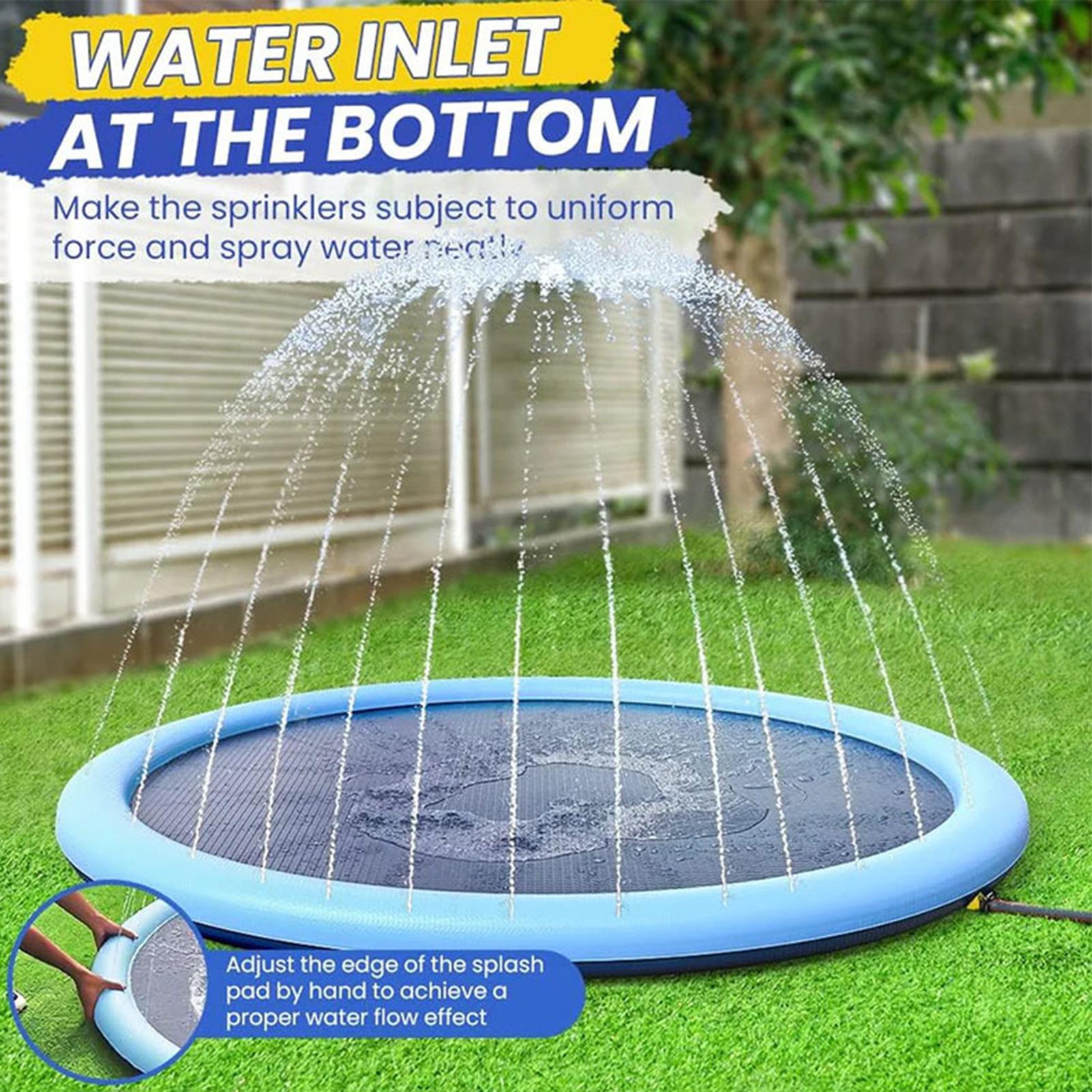 Kids Sprinkler Play Mat with S - đánh giá và giá Sprinkler Splash Pad
