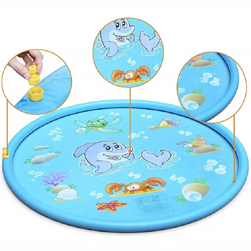100/170cm Kids Inflatable Wate - đánh giá và giá Sprinkler Splash Pad