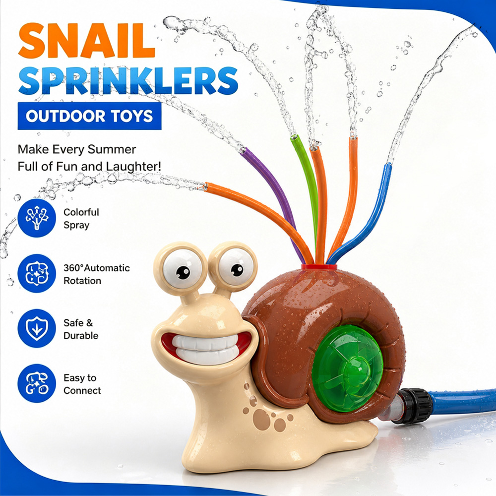 Water Spray Outdoor Toy Snail  - đánh giá và giá Kids Outdoor Yard Toys