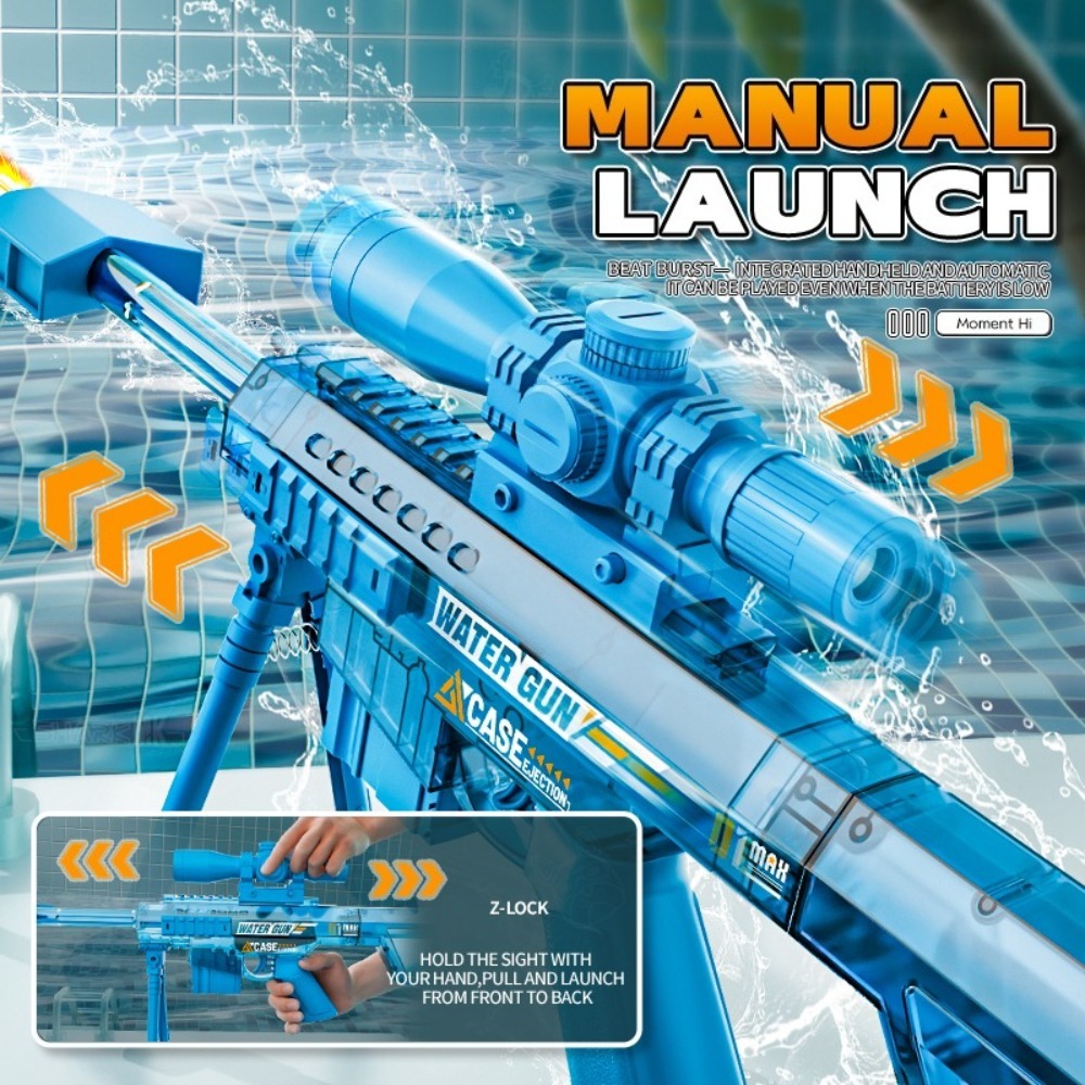 Electric Automatic Sniper Wate - đánh giá và giá Kids Outdoor Yard Games