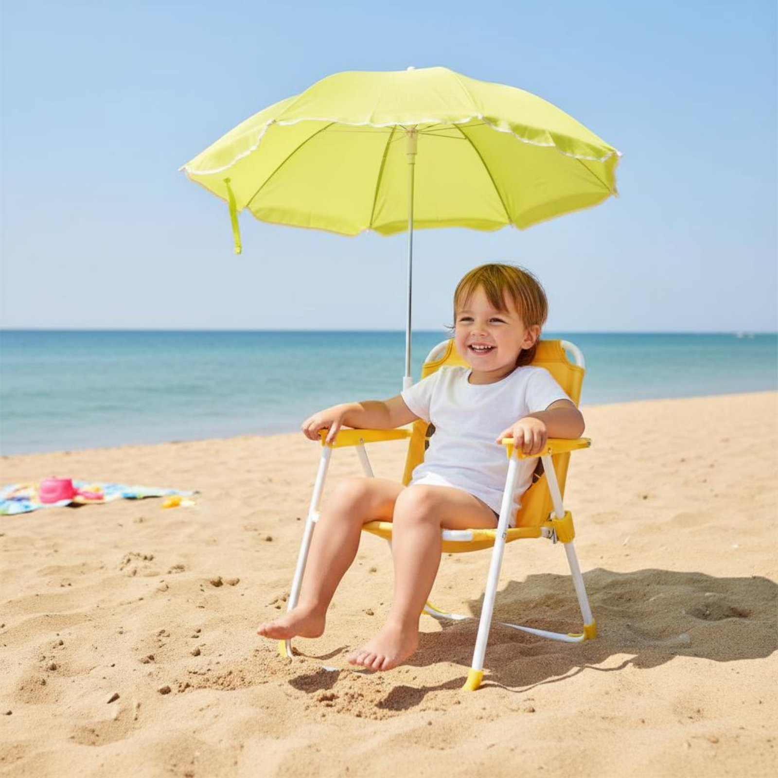 Children's Portable Chair with - đánh giá và giá Kids Outdoor Umbrella Chair