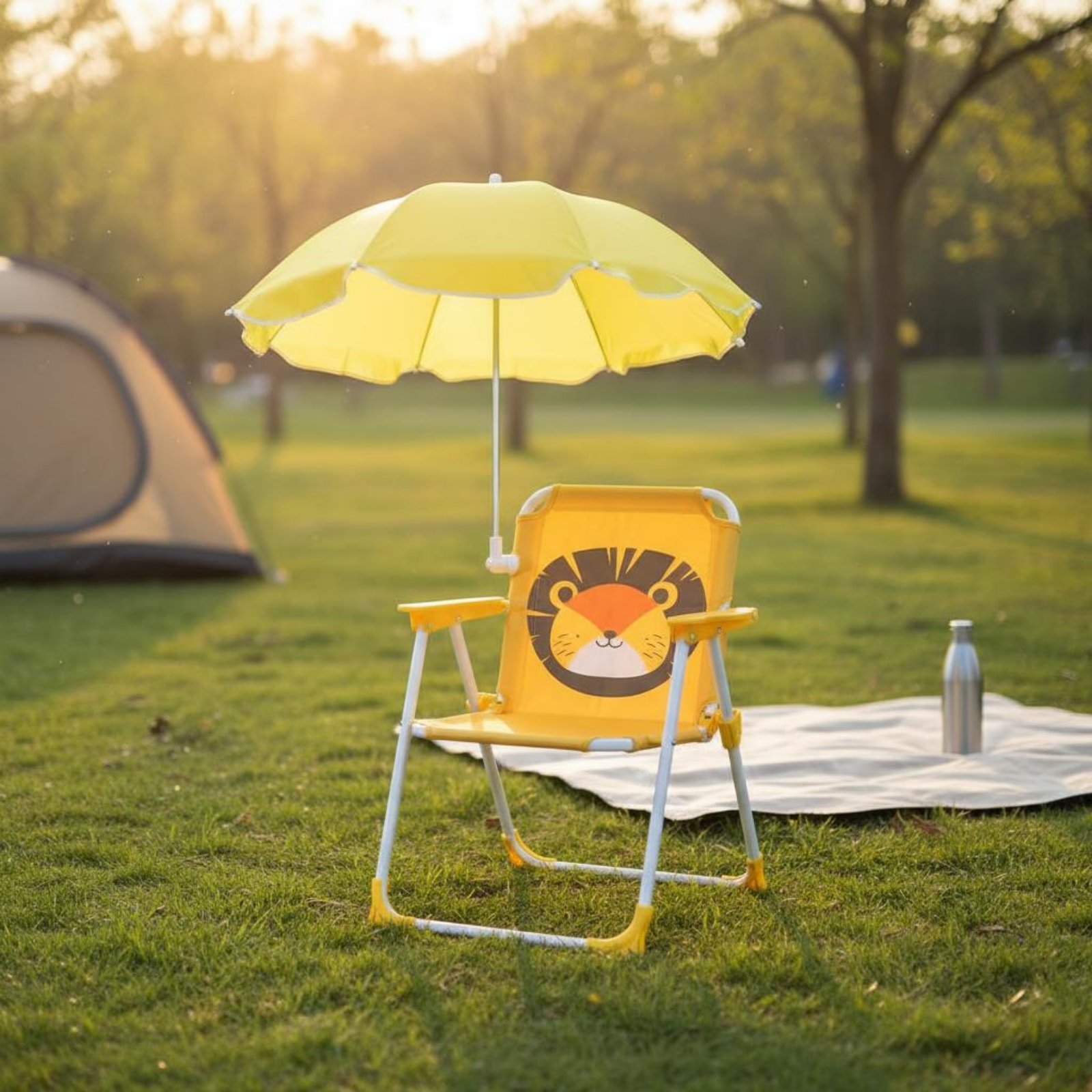 Children's Portable Chair with - đánh giá và giá Kids Outdoor Umbrella Chair