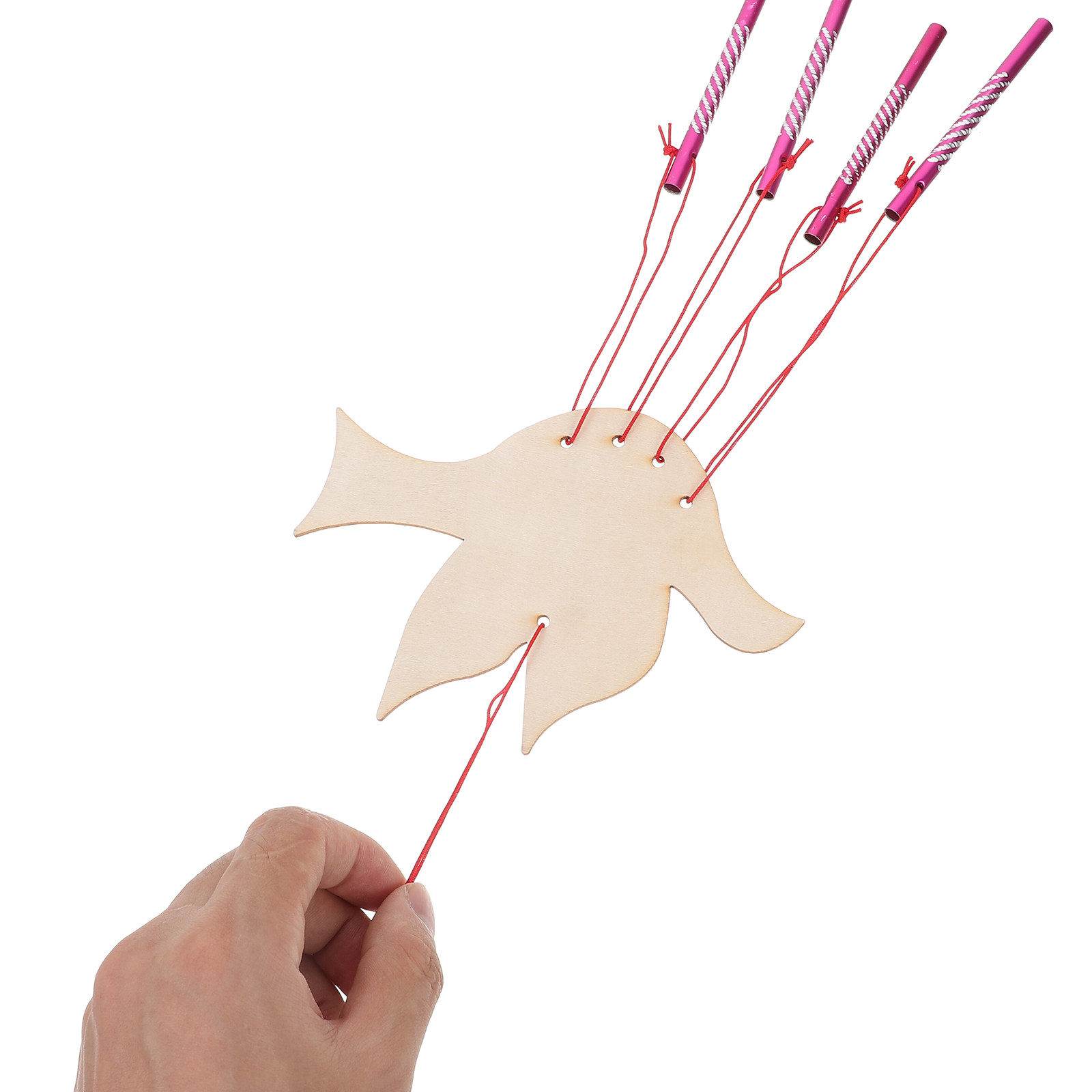 5Sets Wooden Painting Wind Chi - đánh giá và giá Kids Outdoor Learning Activities