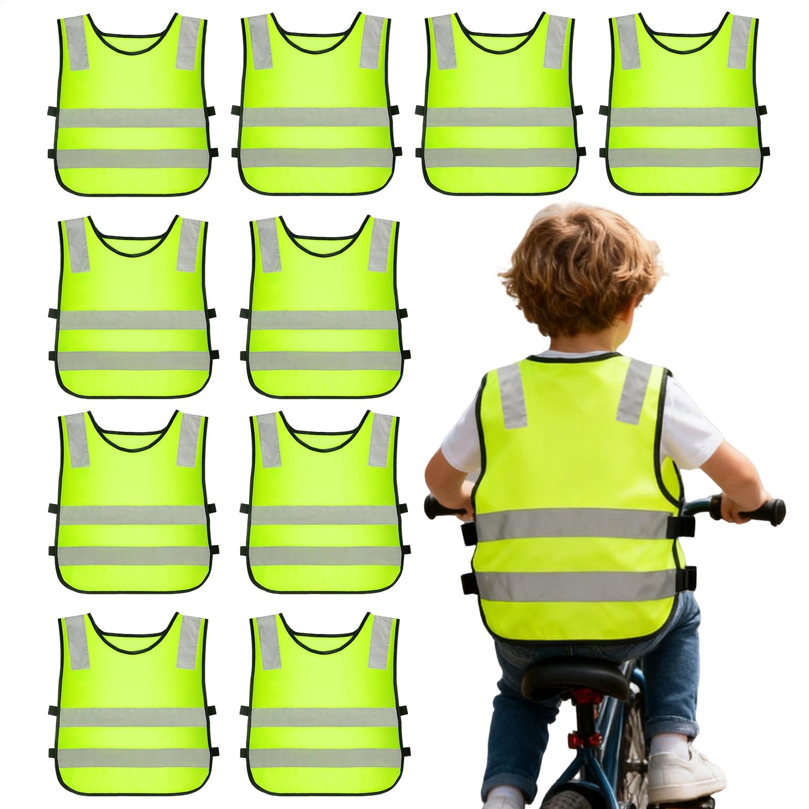 Kids Reflective Vest 10 Pieces - đánh giá và giá Kids Outdoor Vest