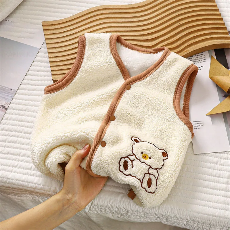 Winter Children Outdoor Plush  - đánh giá và giá Kids Outdoor Vest